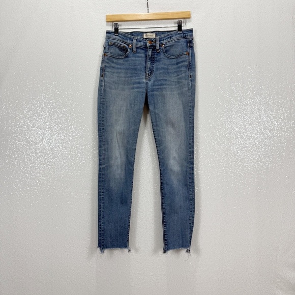 Madewell 9” High-Rise Skinny Crop Jeans Women’s Size 28 Light Wash - Picture 11 of 12